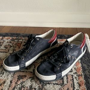 Crime London Leather Sneakers